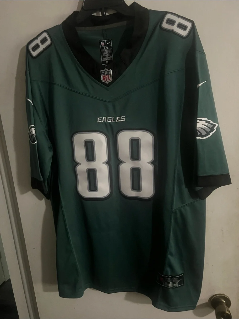Nike Philadelphia Eagles Football Jersey , Dri-Fit Type , Size XXL